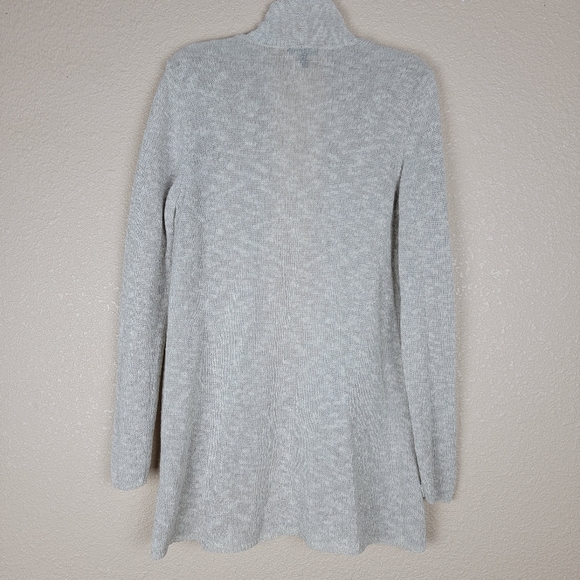 🔥SALE🔥 Eileen Fisher Sweater Cardigan Open Front Linen Langenlook Women Size M - Picture 6 of 9